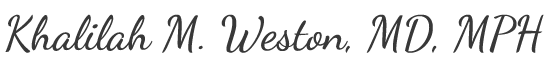 Dr. Weston Signature