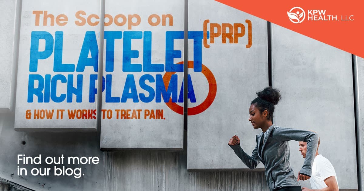 The scoop on platelet rich plasma & how it works to treat pain.